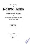 Colección de documentos inéditos para la historia de España