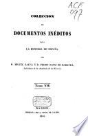 Colección de documentos inéditos para la historia de España