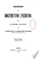 Coleccion de documentos ineditos para la historia de Espana