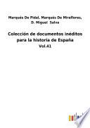 Colección de documentos inéditos para la historia de España