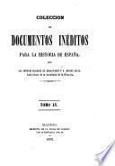 Colección de documentos inéditos para la historia de España