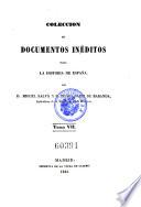 Coleccion de documentos ineditos para la historia de Espana. Por Martin Fernandez Navarete, Miguel Salva y Pedro Sainz de Baranda