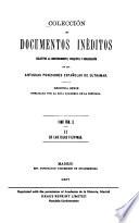 Colección de documentos inéditos relativos al descubrimiento, conquista y organización de las antiguas posesiones españolas de ultramar
