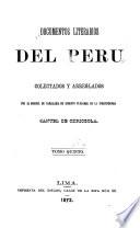 Colección de documentos literarios del Perú