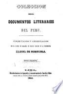 Coleccion de documentos literarios del Peru