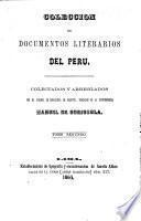 Colección de documentos literarios del Perú