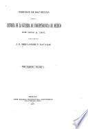 Coleccion de documentos para la historia de la guerra de independencia de Mexico de 1808 a 1821