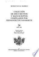 Colección de documentos y manuscriptos compilados por Fernández de Navarrete