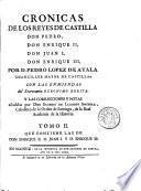 Coleccion de las cronicas y memorias de los reyes de Castilla