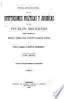 Colección de las instituciones políticas y jurídicas de los pueblos modernos