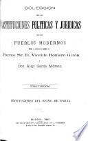 Colección de las instituciones políticas y jurídicas de los pueblos modernos