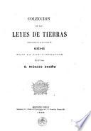 Coleccion de las leyes de Tierras sancionadas en la provincia de Santa-Fé