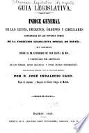 Coleccion de las leyes, decretos y declaraciones de las Cortes
