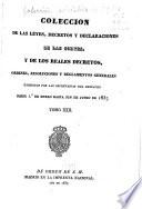 Coleccion de las leyes, decretos y declaraciones de las Cortes