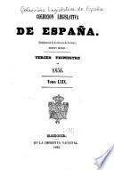 Coleccion de las leyes, decretos y declaraciones de las Cortes