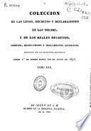 Colección de las Leyes, Decretos y Declaraciones de las Cortes y de los Reales Decretos