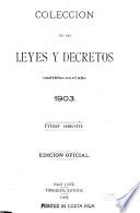 Colección de las leyes y disposiciones legislativas y administrativas