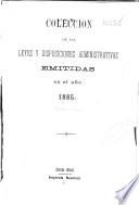 Colección de leyes, decretos, acuerdos y resoluciones
