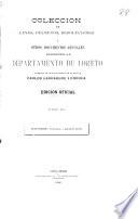 Colección de leyes, decretos, resoluciones i otros documentos oficiales referentes al departamento de Loreto [1777-1908]