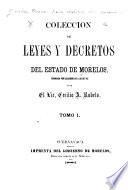 Colección de leyes y decretos del estado de Morelos