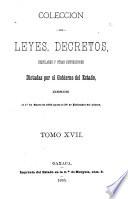 Colección de leyes y decretos del estado libre de Oaxaca ...