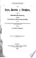 Colección de leyes y decretos del estado libre de Oaxaca ...