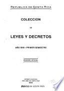 Coleccion de leyes y decretos