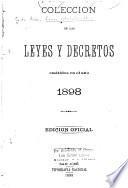 Coleccion de los decretos y ordenes