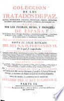 Coleccion de los tratados de paz, alianza, neutralidad,