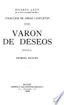 Colección de obras completas: Varon de deseos