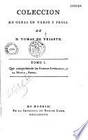 Coleccion de obras en verso y prosa