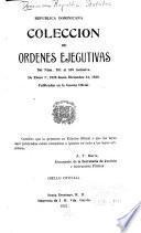 Colección de órdenes ejecutivas