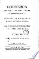 Colección de poesías castellanas anteriores al siglo XV