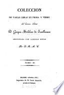 Colección de varias obras en prosa y verso