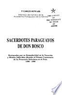 Colección del centenario salesiano: Sacerdotes paraguayos de Don Bosco