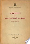 Colección Doctor Juan María Gutíerrez