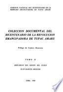 Colección documental del bicentenario de la revolución emancipadora de Tupac Amarú: Descargos del obispo del Cuzco Juan Manuel Moscoso