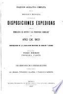 Coleccion legislativa completa de la Republica Mexicana con todas las disposiciones expedidas para la Federacion, el Distrito y los territorios federales