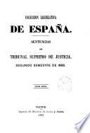 Coleccion legislativa de España