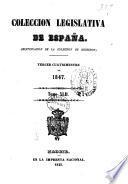 Coleccion legislativa de Espana