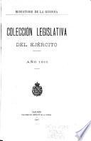 Colección legislativa del éjercito