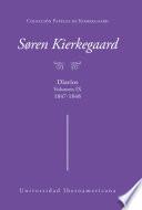 Colección Papeles de Kierkegaard: Diarios. Volumen IX, 1847-1848