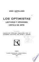 Colección póstuma: Los optimistas. Lecturas y opiniones, crítica de arte