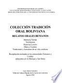 Colección tradición oral boliviana