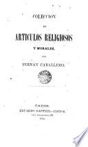 Coleción de artículos religiosos y morales