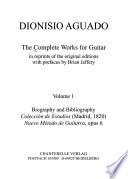 Collección de estudios (Madrid, 1820); Nuevo método de guitarra, op. 6; biography and bibliography
