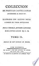Colléccion de poesias castellanas