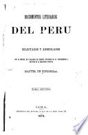 Collecci�on de documentos literarios del Per�u