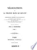 Collection de documents inédits sur l'histoire de France