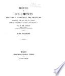 Collection de documents inédits sur l'histoire de France